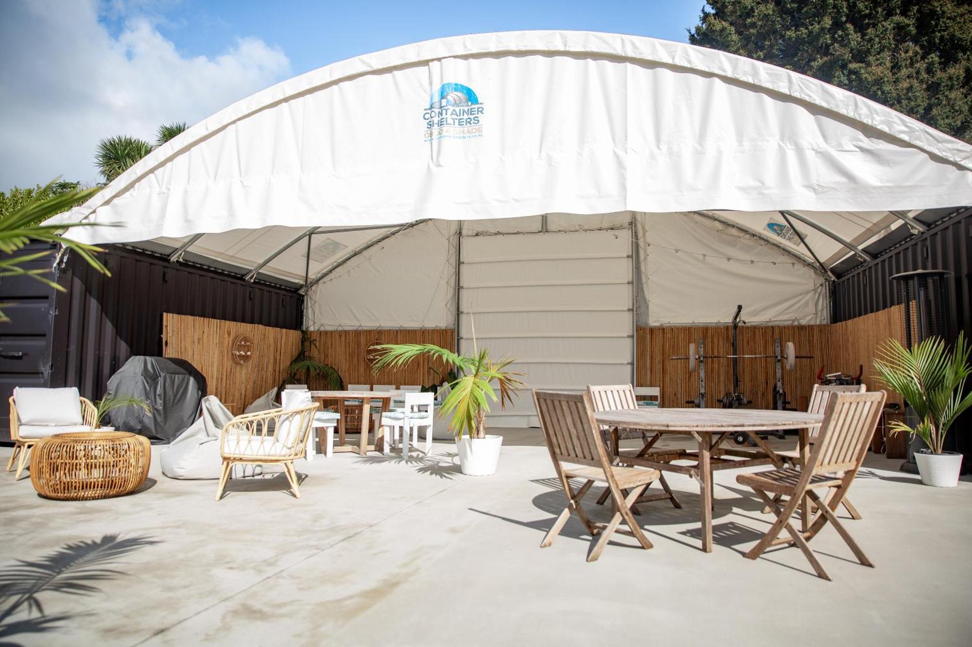 Aotearoa Surf Eco Pods Hotel Te Arai Bagian luar foto